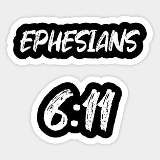 Ephesians 6:11 Bible Verse Text Sticker